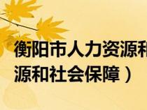 衡阳市人力资源和社会保障局（衡阳市人力资源和社会保障）