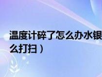 温度计碎了怎么办水银怎么处理（温度计碎了怎么办水银怎么打扫）