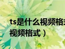 ts是什么视频格式手机能播放吗（TS是什么视频格式）