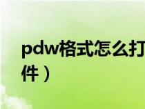 pdw格式怎么打开（如何打开pdg格式的文件）