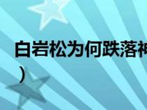 白岩松为何跌落神坛（白岩松为何被开除党籍）