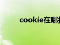 cookie在哪找（cookies在哪里）