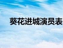 葵花进城演员表名单（葵花进城演员表）