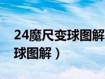 24魔尺变球图解一步一步图片（24段魔尺变球图解）