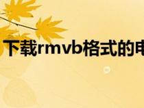 下载rmvb格式的电影（rmvb格式电影下载）