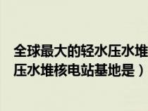 全球最大的轻水压水堆核电站基地是哪里（全球最大的轻水压水堆核电站基地是）