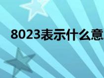 8023表示什么意思（8027代表什么意思）