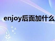 enjoy后面加什么介词（enjoy后面加什么）