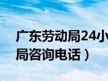 广东劳动局24小时在线咨询电话（广州劳动局咨询电话）