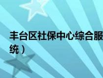 丰台区社保中心综合服务平台（丰台区社保中心网上预约系统）