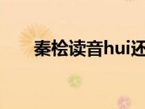 秦桧读音hui还是kuai（牛皋怎么读）