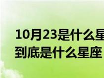 10月23是什么星座?是什么星座（10月23日到底是什么星座）