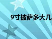 9寸披萨多大几个人吃（9寸披萨多大）