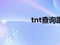 tnt查询跟踪通（tnt查询）