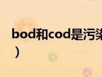 bod和cod是污染物吗（BOD5是什么污染物）