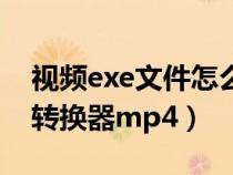 视频exe文件怎么转化为手机视频（exe视频转换器mp4）