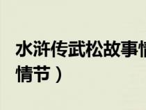 水浒传武松故事情节100字（水浒传武松故事情节）