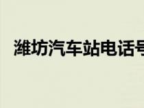 潍坊汽车站电话号码是多少（潍坊汽车站）