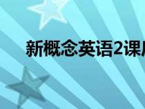 新概念英语2课后题答案（英语练习题）