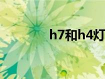 h7和h4灯有什么区别（h7）