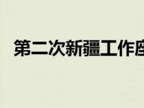 第二次新疆工作座谈会（新疆工作座谈会）