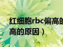 红细胞rbc偏高的原因和危害（红细胞rbc偏高的原因）