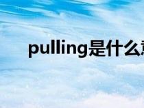 pulling是什么意思（pull是什么意思）