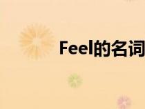 Feel的名词感觉（feel的名词）