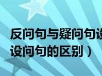 反问句与疑问句设问句的区别（反问句疑问句设问句的区别）