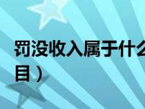 罚没收入属于什么项目（罚没收入计入什么科目）