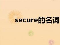 secure的名词看守（secure的名词）