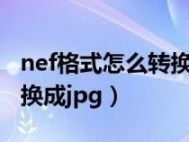 nef格式怎么转换成jpg手机（nef格式怎么转换成jpg）