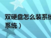 双硬盘怎么装系统到固态硬盘（双硬盘怎么装系统）