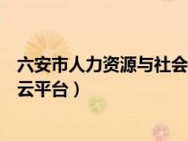 六安市人力资源与社会保障网（六安市人力资源和社会保障云平台）