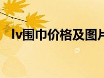 lv围巾价格及图片官网男式（lv围巾价格）