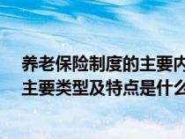 养老保险制度的主要内容包括哪些方面?（养老保险制度的主要类型及特点是什么）