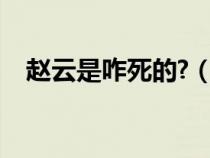 赵云是咋死的?（赵云怎么死的被谁杀的）