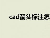 cad箭头标注怎么打出来的（cad箭头）