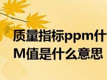 质量指标ppm什么意思（质量管理体系中PPM值是什么意思）