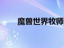 魔兽世界牧师复活宏（牧师复活宏）