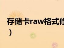 存储卡raw格式修复（sd卡raw格式修复工具）