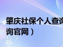 肇庆社保个人查询官网首页（肇庆社保个人查询官网）