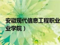 安徽现代信息工程职业学院成人大专（安徽现代信息工程职业学院）