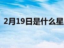 2月19日是什么星座（2月12日是什么星座）