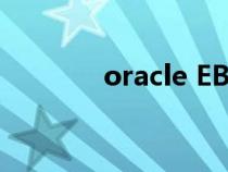 oracle EBS系统（ebs系统）