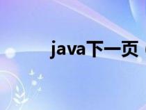 java下一页（javascript是什么）