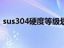 sus304硬度等级划分（sus304硬度对照表）