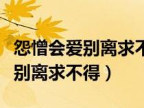 怨憎会爱别离求不得不欲临的意思（怨憎会爱别离求不得）