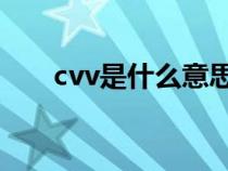 cvv是什么意思 银行卡（cvv是什么）