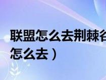 联盟怎么去荆棘谷藏宝海湾（荆棘谷藏宝海湾怎么去）